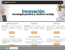 Tablet Screenshot of ingeniotech.com